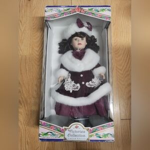 Victorian Collection Limited Edition Genuine Porcelain Doll by Melissa Jane 1997